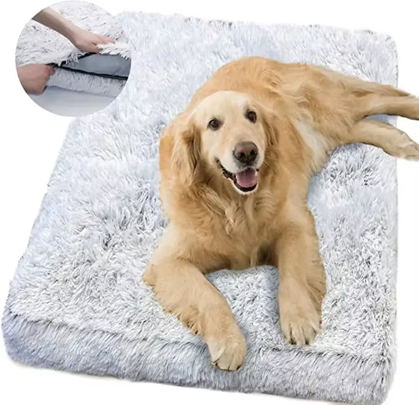 Plush Dog Bed Mat Cat Beds for Small Medium Large Dogs Removable for Cleaning Puppy Cushion Super Soft Claming Dog Beds Pet Bed