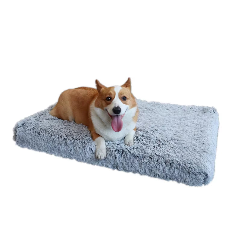 Plush Dog Bed Mat Cat Beds for Small Medium Large Dogs Removable for Cleaning Puppy Cushion Super Soft Claming Dog Beds Pet Bed