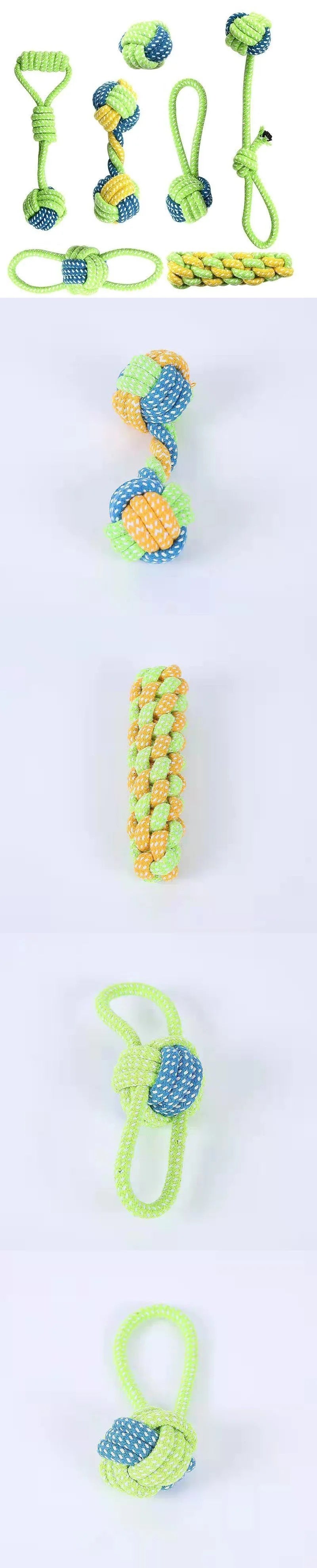 Pet Dog Toys for Large Small Dogs Toy Interactive Cotton Rope Mini Dog Toys Ball for Dogs Accessories Toothbrush Chew Puppy Toy