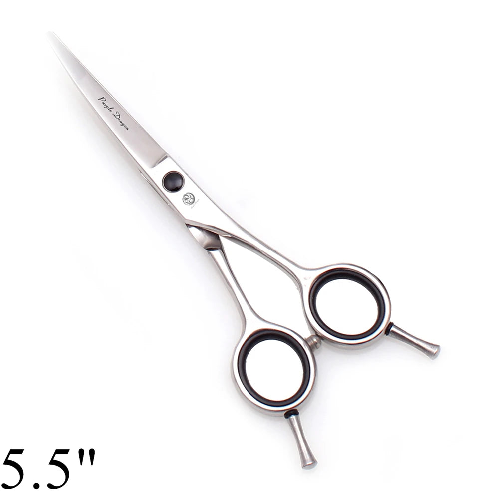 Cat Grooming Scissors Professional 5.5" 6" 7" 8" JP Stainless Bend UP Scissors Up Curved Shears Pet Scissors Animal Shears Z1028